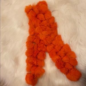 Rabbit Pom Pom Scarf